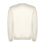 Unisex-Sweatshirt aus Baumwolle und Polyester, 280 g/m², Roly farbe gebrochen weiß zweite Rückansicht