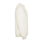 Unisex-Sweatshirt aus Baumwolle und Polyester, 280 g/m², Roly farbe gebrochen weiß zweite Seitenansicht