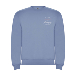 Unisex-Sweatshirt aus Baumwolle und Polyester, 280 g/m2, Roly Ansicht mit Siebdruck
