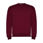 Kindersweatshirt aus Baumwolle und Polyester, 280 g/m2, Roly farbe bordeaux