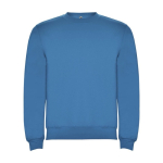 Kindersweatshirt aus Baumwolle und Polyester, 280 g/m2, Roly farbe blau