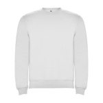 Kindersweatshirt aus Baumwolle und Polyester, 280 g/m2, Roly farbe weiß