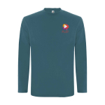 Herren-T-Shirt aus 100% Baumwolle gestrickt, 160 g/m2, Roly Ansicht mit Siebdruck