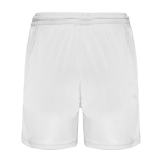 Sportshorts aus 100% Polyester für Kinder, 140 g/m2, Roly farbe weiß zweite Rückansicht