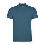 Kurzarm-Piqué-Polo aus Baumwolle für Herren, 200 g/m2, Roly farbe pastellblau