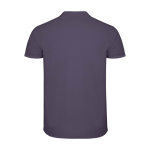 Kurzarm-Piqué-Polo aus Baumwolle für Herren, 200 g/m2, Roly farbe lila zweite Rückansicht