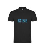 Kurzarm-Piqué-Polo aus Baumwolle für Kinder, 200 g/m2, Roly Ansicht mit Druckbereich