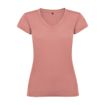 T-Shirt aus 100% Baumwolle für Damen, 155 g/m2, Roly farbe lachsfarbig