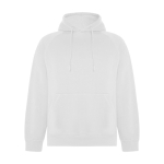 Unisex-Pulli aus 57% Bio-Baumwolle, 300 g/m2, Roly farbe weiß