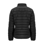 Gefütterte Damen-Jacke aus 100% Polyester, 290 g/m2, Roly farbe schwarz zweite Rückansicht