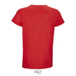 Unisex-T-Shirt aus Baumwolle mit Rundhals, SOL'S Crusader, 150 g/m2 farbe rot Rückansicht