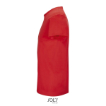 Unisex-T-Shirt aus Baumwolle mit Rundhals, SOL'S Crusader, 150 g/m2 farbe rot seitliche Ansicht