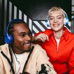 Freisprechkopfhörer in Pastellfarben von Fresh 'n Rebe farbe hellblau neunte Ansicht