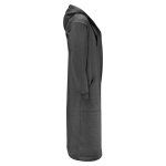 Bademantel mit Kapuze Baumwolle/Poly S/M farbe dunkelgrau fünfte Ansicht