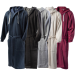 Bademantel mit Kapuze Baumwolle/Poly S/M