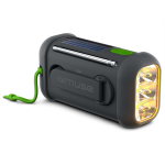 Tragbares Silikonradio mit Taschenlampe und Powerbank 1.000 mAh Muse farbe schwarz dritte Ansicht