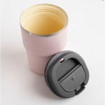 Doppelwandiges To Go Kaffeebecher mit Asobu-Technologie, 355 ml farbe pastellrose dritte Ansicht