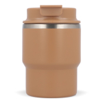 Stapelbares Kaffeebecher To Go in verschiedenen Farben, 280 ml farbe braun dritte Ansicht