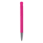 Kunststoff-Kugelschreiber mit matter Oberfläche aus der EU, blaue Tinte farbe rosa zweite Ansicht