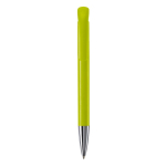 Kunststoff-Kugelschreiber mit matter Oberfläche aus der EU, blaue Tinte farbe lindgrün