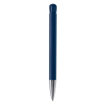 Kunststoff-Kugelschreiber mit matter Oberfläche aus der EU, blaue Tinte farbe dunkelblau vierte Ansicht