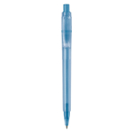 Matter Kunststoff-Kugelschreiber aus der EU, Jumbo-Mine, blaue Tinte farbe blau zweite Ansicht
