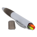 Drehbarer Kugelschreiber mit Textmarker oben sechste Ansicht