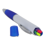 Drehbarer Kugelschreiber mit Textmarker oben sechste Ansicht