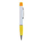 Drehbarer Kugelschreiber mit Textmarker oben dritte Ansicht