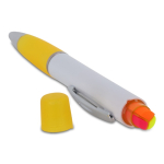 Drehbarer Kugelschreiber mit Textmarker oben sechste Ansicht