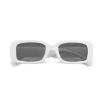 Schwarze Sonnenbrille aus 100 % recyceltem Kunststoff zweite Ansicht