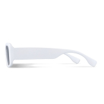Schwarze Sonnenbrille aus 100 % recyceltem Kunststoff vierte Ansicht