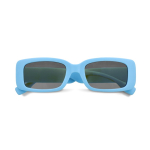Schwarze Sonnenbrille aus 100 % recyceltem Kunststoff zweite Ansicht
