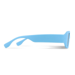 Schwarze Sonnenbrille aus 100 % recyceltem Kunststoff dritte Ansicht