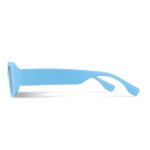Schwarze Sonnenbrille aus 100 % recyceltem Kunststoff vierte Ansicht