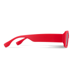 Schwarze Sonnenbrille aus 100 % recyceltem Kunststoff dritte Ansicht