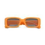 Schwarze Sonnenbrille aus 100 % recyceltem Kunststoff zweite Ansicht