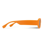 Schwarze Sonnenbrille aus 100 % recyceltem Kunststoff dritte Ansicht