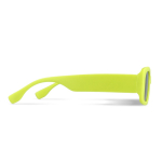 Schwarze Sonnenbrille aus 100 % recyceltem Kunststoff dritte Ansicht