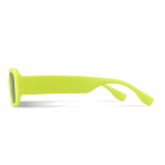 Schwarze Sonnenbrille aus 100 % recyceltem Kunststoff vierte Ansicht