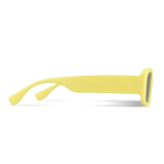 Schwarze Sonnenbrille aus 100 % recyceltem Kunststoff dritte Ansicht
