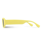 Schwarze Sonnenbrille aus 100 % recyceltem Kunststoff vierte Ansicht