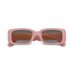 Schwarze Sonnenbrille aus 100 % recyceltem Kunststoff zweite Ansicht