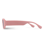 Schwarze Sonnenbrille aus 100 % recyceltem Kunststoff vierte Ansicht