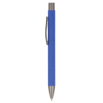 Druckkugelschreiber aus nachhaltigem Papier farbe blau
