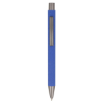Druckkugelschreiber aus nachhaltigem Papier farbe blau zweite Ansicht
