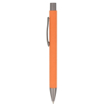 Druckkugelschreiber aus nachhaltigem Papier farbe orange