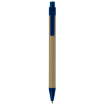 Kuli aus Recyclingpapier mit Druckknopf, blaue Tinte zweite Ansicht