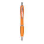 Personalisierter antibakterieller ABS-Stift blaue Tinte Farben farbe orange zweite Ansicht