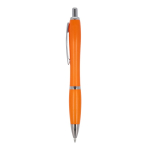 Personalisierter antibakterieller ABS-Stift blaue Tinte Farben farbe orange dritte Ansicht